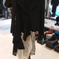 Moyuru 263622 asymmetric jersey jacket in black, garment reference view