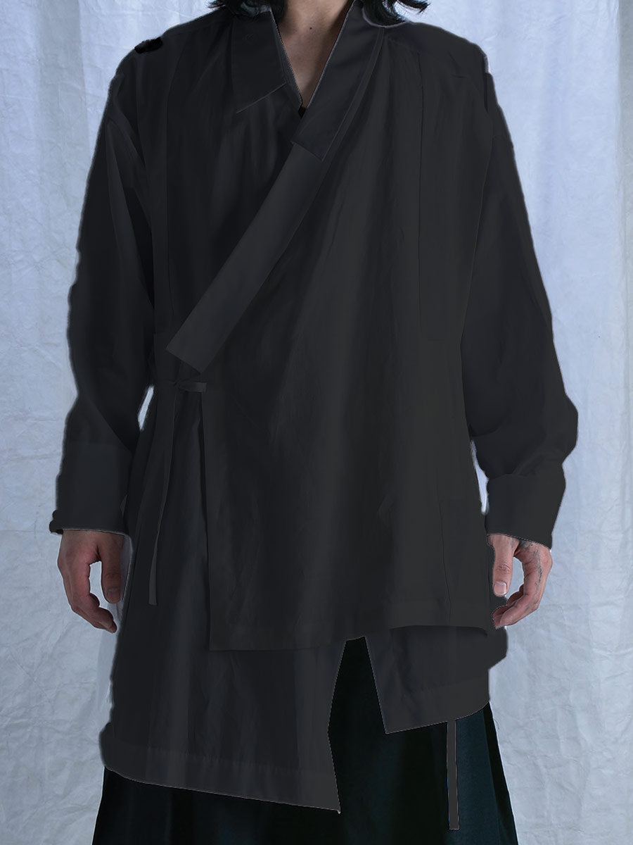 Yeung Chin "Cys 102" Double layer oversized shirt