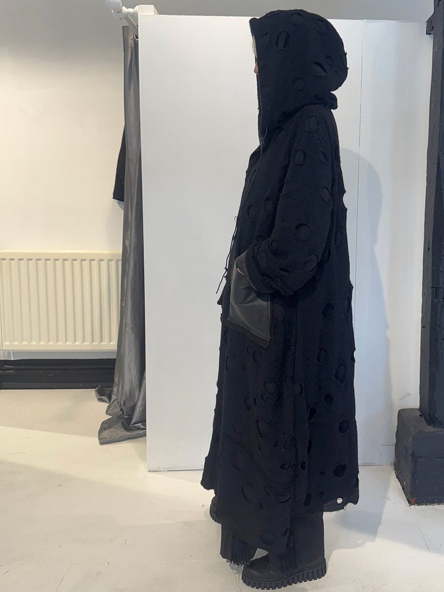 Papucei Azira Hooded Long Coat – view 3