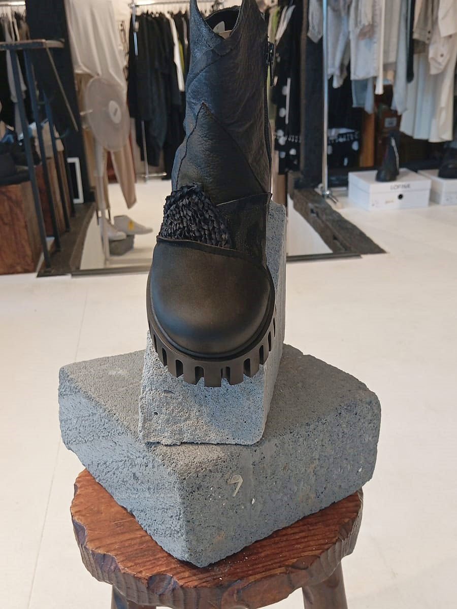Papucei Lorcan Black Ankle Boots – view 1