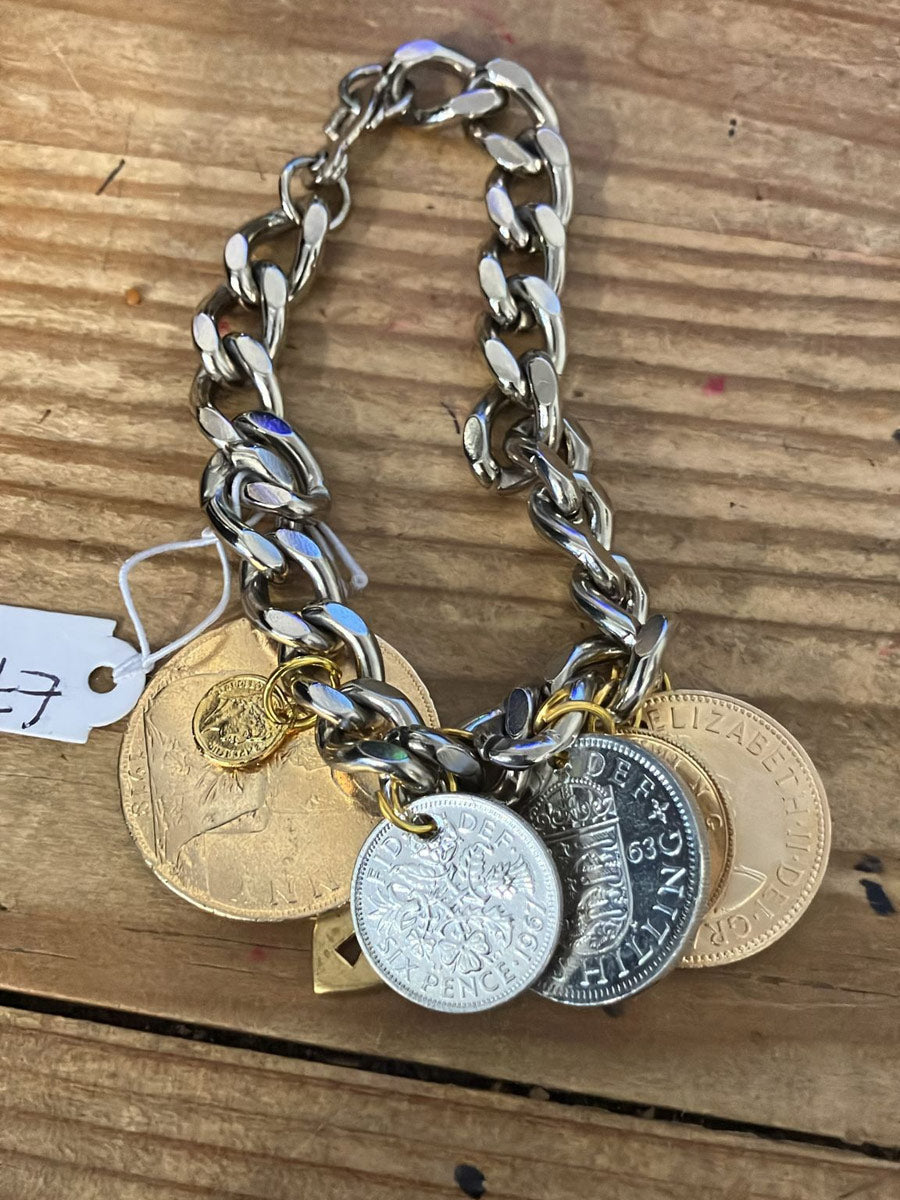 Caramel "Pennies B" Bracelet