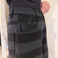 PLU Sweat Balloon trousers in stripe, back pocket detail