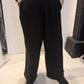 PLU Neo Balloon cotton-blend trousers in black, front view