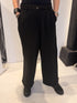 PLU Neo Balloon cotton-blend trousers in black, front view