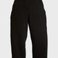 PLU Neo Balloon Cotton-Blend Trousers in black, garment cut-out