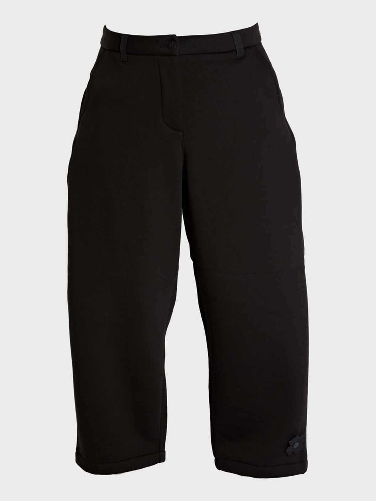 PLU Neo Balloon Cotton-Blend Trousers in black, garment cut-out