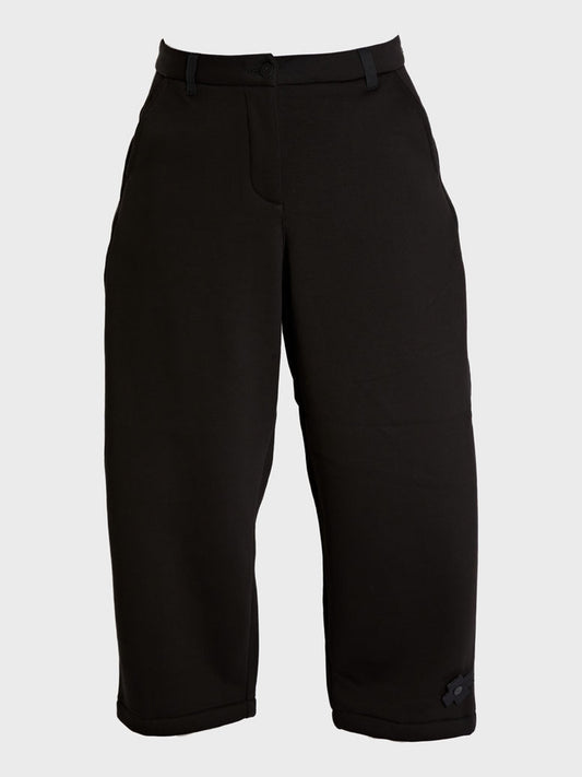 PLU Neo Balloon Cotton-Blend Trousers in black, garment cut-out