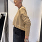 PLU Short Short sweatshirt in desert, side view
