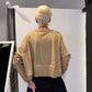 PLU Short Short sweatshirt in desert, back view