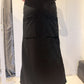 PLU Pencil skirt in black, back view