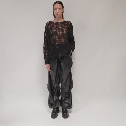 La Haine Inside Us – Cropped Knitted Jumper