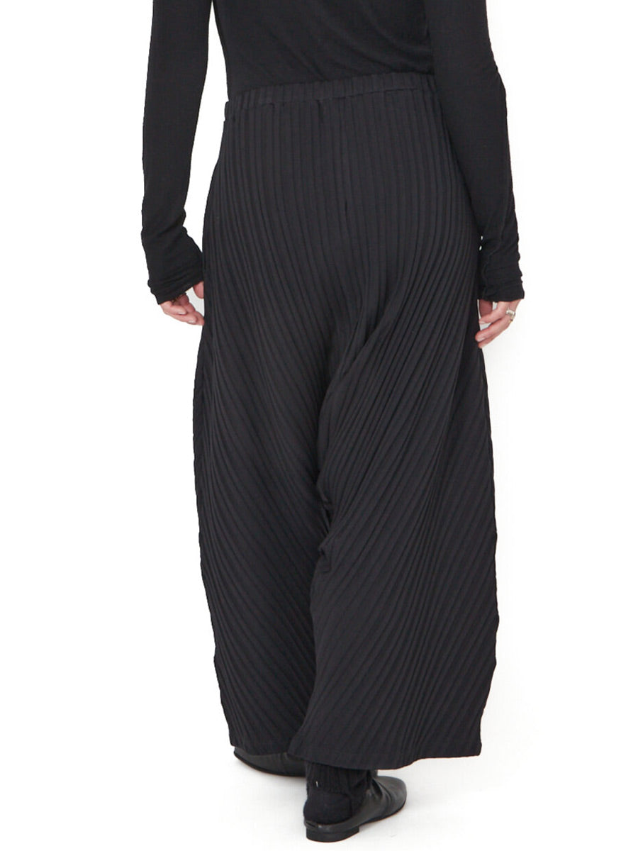 Sort Aarhus Sa1148 - Soft Pleated Harem Pant
