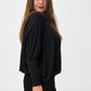 Transit black draped virgin-wool jumper – side view
