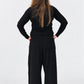 Transit black ribbed virgin-wool roll-neck top – back view
