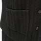 Transit black virgin-wool jacket – textured patch-pocket detail