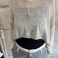 Umit Unal Soft White Loose Knit Top