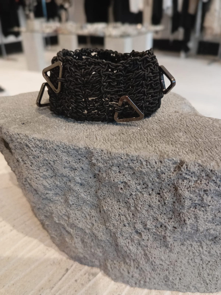 Papucei - ‘A.Vano’ Black & Anthracite Bracelet